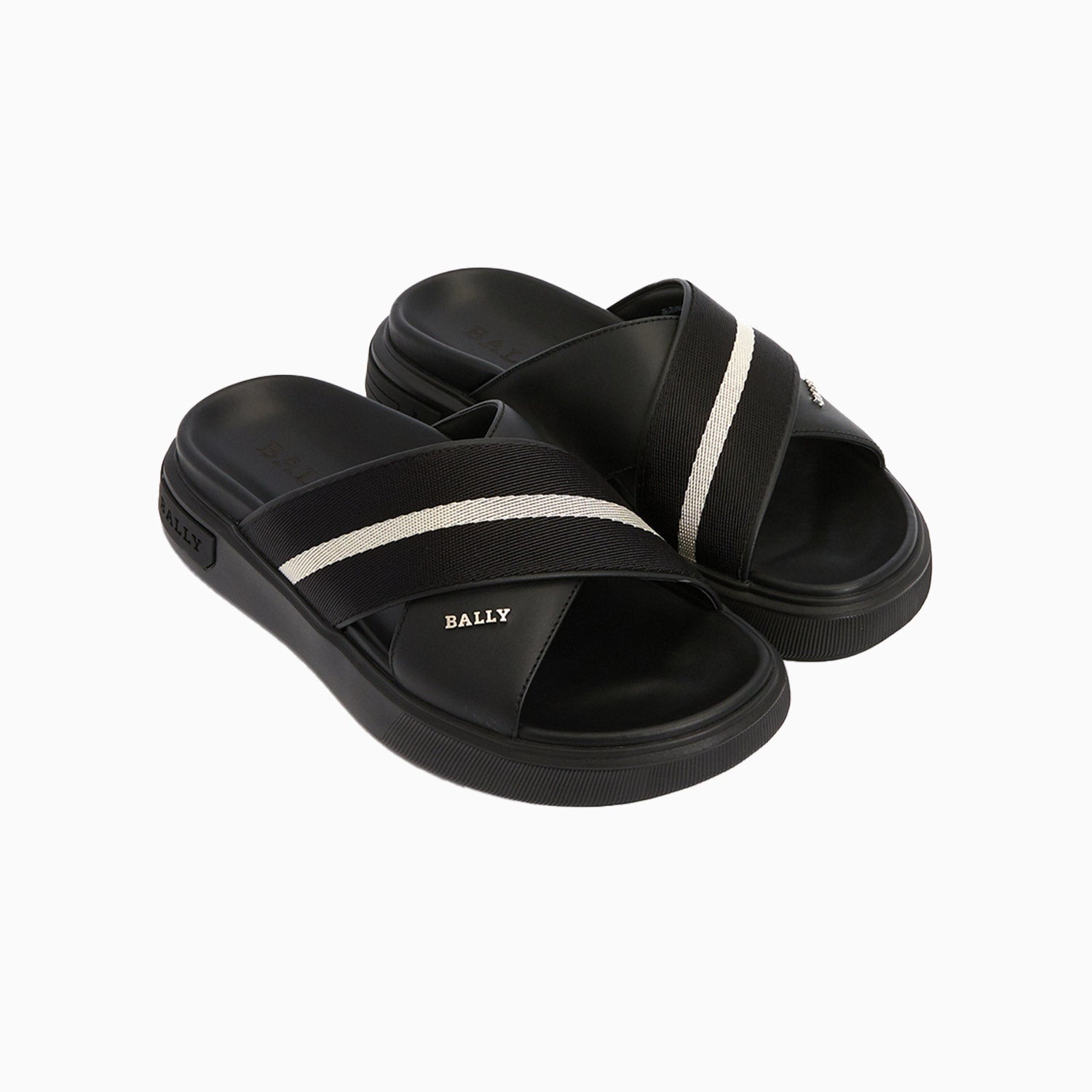 Men's LIFT SANDAL Leather In Black