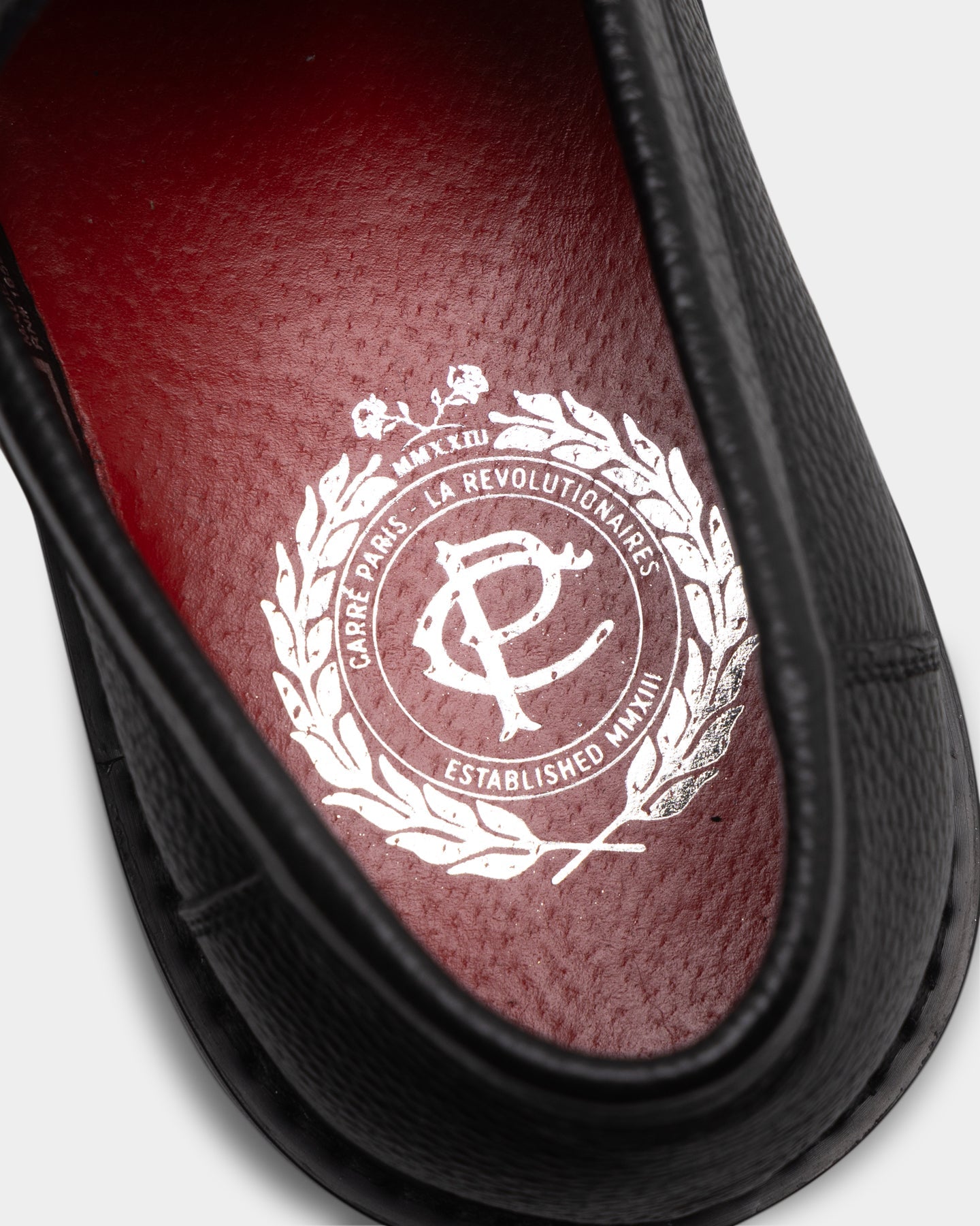 Carre Decade Penny Loafer Black/Red/Blue